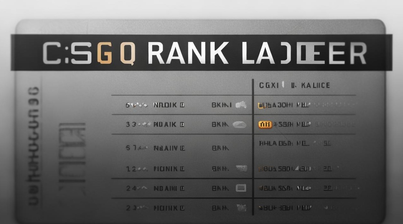 csgo 段位排行有哪些？