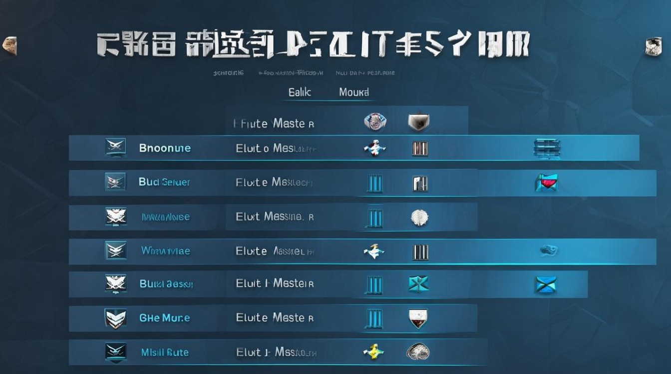 和平精英段位排行有哪些？