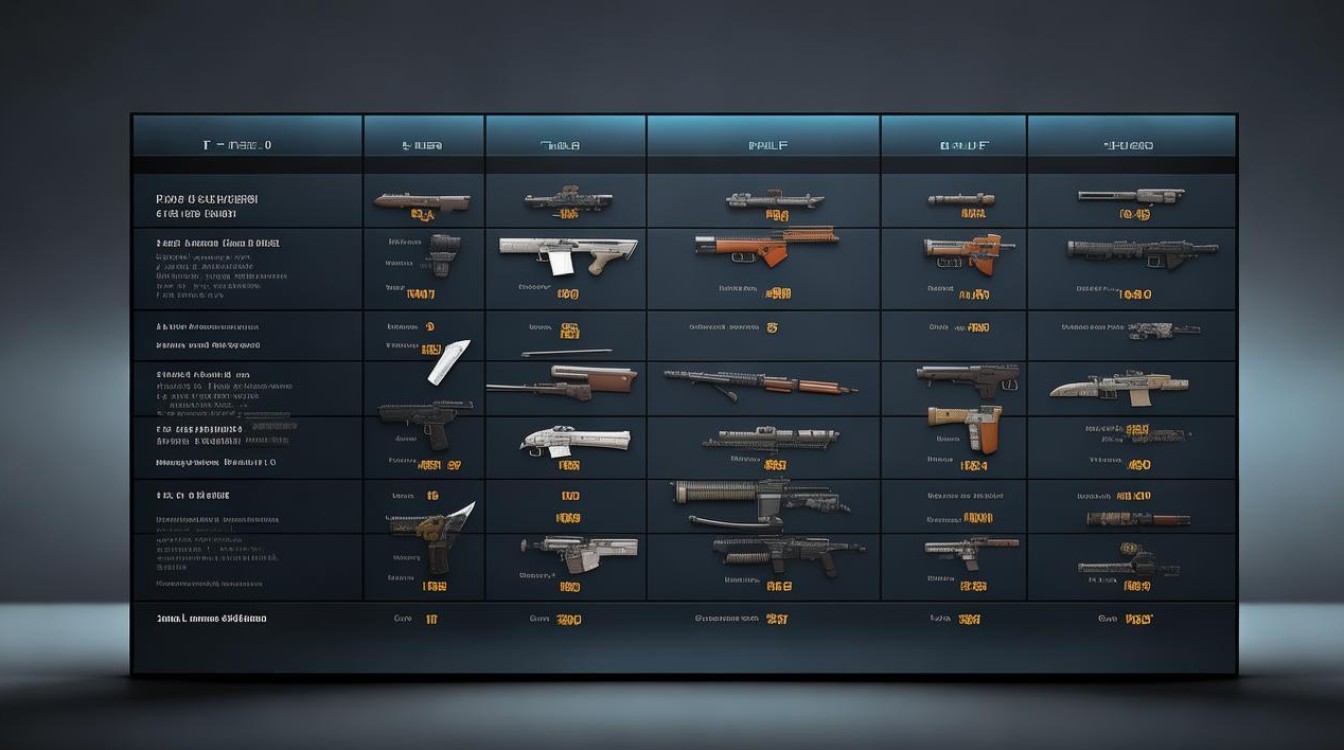 csgo 武器价格表是什么？